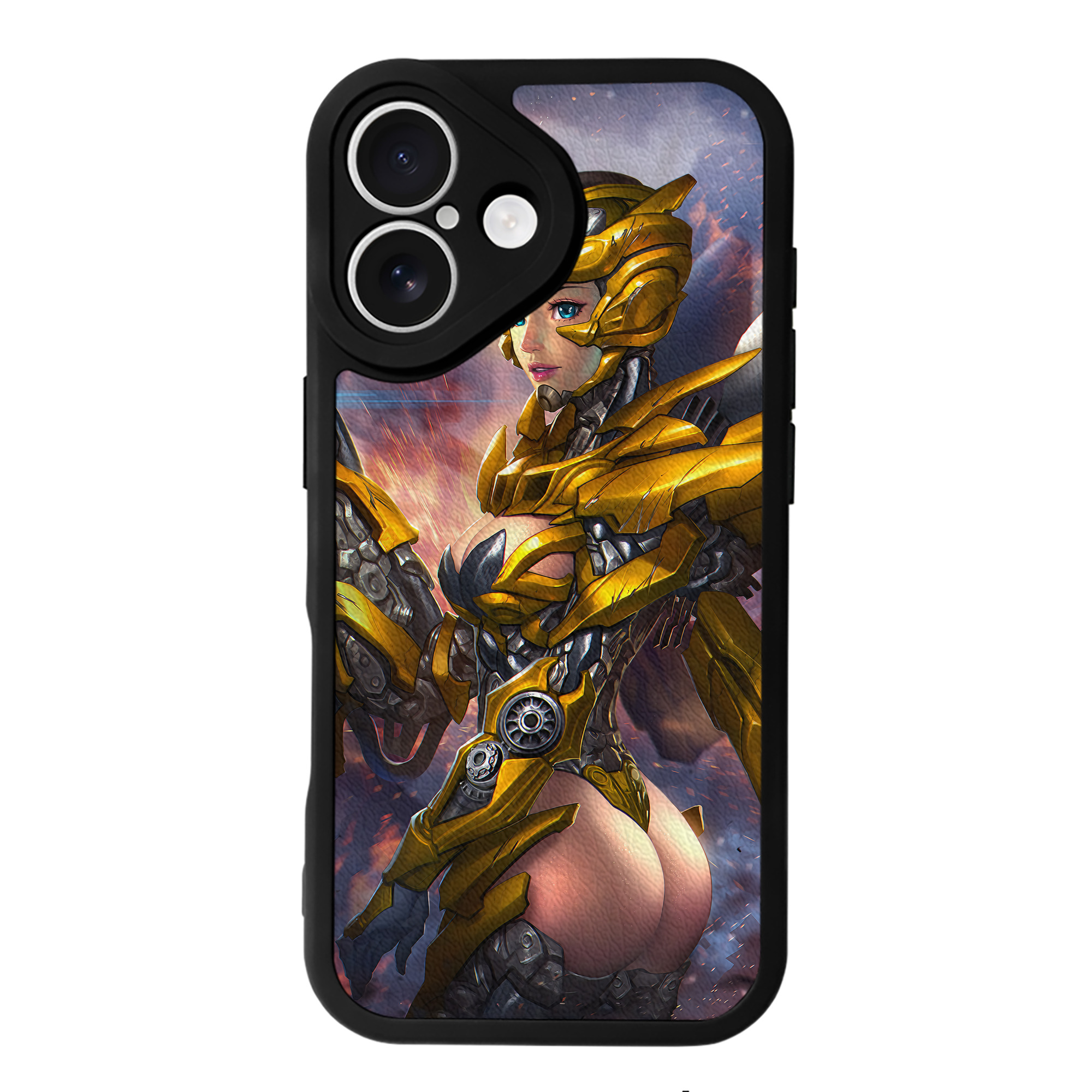 （画像用） Transformers トランスフォーマー 【iPhone 16シリーズ対応】シリコンスマホケース（レザー調） 材質：シリコン
